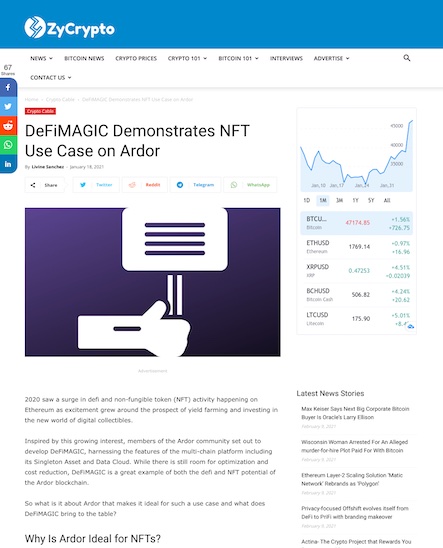 ZyCrypto DEFIMagic NFT