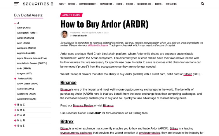 20210403 Securities.io ARDR