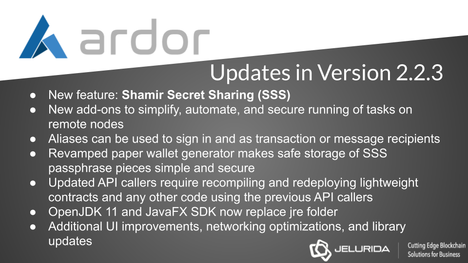 Ardor 2.2.3